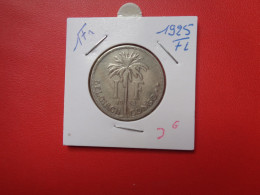 CONGO BELGE 1 FRANC 1925 VL (A.17) - 1910-1934: Albert I