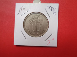 CONGO BELGE 1 FRANC 1926 FR (A.17) - 1910-1934: Albert I