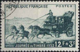 France Poste Obl Yv: 919 Mi:937 Journée Du Timbre Malle-poste (Beau Cachet Rond) - Stage-Coaches
