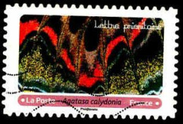 France Poste AA Obl Yv:1809 Mi:7516 Agatasa Calydonia (L.Ondul-p.points) - Farfalle