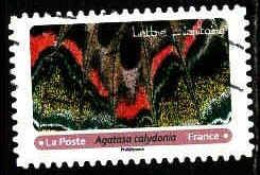 France Poste AA Obl Yv:1809 Mi:7516 Agatasa Calydonia (L.Ondulées) - Farfalle