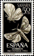 Sahara Esp. Poste N** Yv:212 Mi:257 Cossus Pulcher Ed:226 - Farfalle