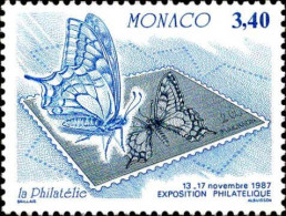 Monaco Poste N** Yv:1588 Mi:1817 La Philatélie Papillon - Farfalle
