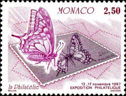 Monaco Poste N** Yv:1587 Mi:1816 La Philatélie Papillon - Farfalle