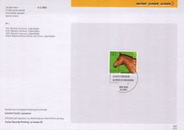 Faltblatt - Sondermarke - 100 Marché Concours, Saignelégier - Covers & Documents