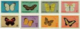 77192 MNH DOMINICANA 1966 MARIPOSAS - Farfalle