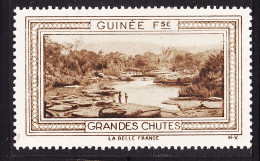 12943 ● GUINEE FRANCAISE Grandes Chutes Vignette De Collection LA BELLE FRANCE 1925s H-V Erinnophilie - Toerisme (Vignetten)