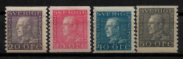 SWEDEN 1921 King Gustaf V - SET MNH - (NP#167-P50-L1) - Ongebruikt
