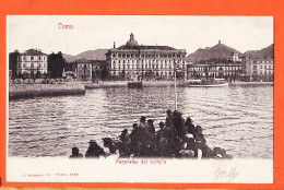 18741 (•◡•) Lago COMO Lombardia @ Panorama ( All'arrivo Della Barca ) Dal Battello @ 1907 à MAGNIER Paris @ MODIANO 8456 - Como