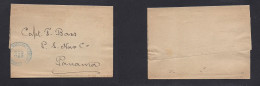 PANAMA. 1893 (10 May) Colon - Panama. PSNCº. Cripto Bass. Complete Multifkd Wrapper. VF. SALE. - Panama