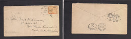PANAMA. 1899 (6 March) APN - USA, New Haven, CT (16 March) Fkd Env. SALE. - Panama