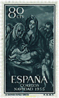 84378 MNH ESPAÑA 1955 NAVIDAD - Andere & Zonder Classificatie