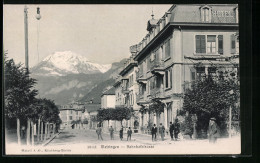 AK Meiringen, Hotel Post Mit Wylerhorn - Meiringen