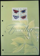 Suède - YT N° 2107 à 2110 ** - Neuf Sans Charnière - Faune - Papillons - 1999 - Ongebruikt