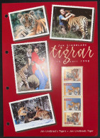 Suède - YT N° 2017 Et 2018 ** - Neuf Sans Charnière - Tigres De Jean Lindblad - 1998 - Ongebruikt