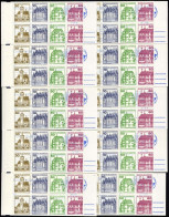 ZUSAMMENDRUCKE MH 23d , 1980, Markenheftchen Burgen Und Schlösser, 10x, Pracht, Mi. 130.- - Sonstige & Ohne Zuordnung