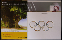 MARKENHEFTCHEN MH 45-47 , 2001/02, 3 Verschiedene Markenheftchen, Postfrisch, Pracht, Mi. 92.- - Sonstige & Ohne Zuordnung