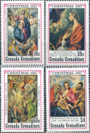 320102 MNH GRANADA GRANADINAS 1987 NAVIDAD - Andere & Zonder Classificatie