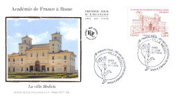 FDC Soie - Académie De France à Rome. Villa Médicis - 30/11/2016 Paris - 2010-2019