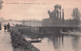 SAINT MAUR . Le Barrage Et Le Pont - Saint Maur Des Fosses