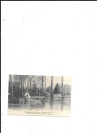CARTE POSTALE 94 SAINT MAUR DES FOSSES MAISON DE L'ECLUSIER AU PONT DE CRETEIL CRUE 1910 - Saint Maur Des Fosses