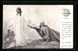 Künstler-AK S. Solomko: La Lettre Du Pape Benoit XV à Guillaume, Kaiser Wilhelm II. - Solomko, S.