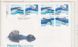 Zweden FDC Michel-nr.2754/2757+Canada 2636/2637 - FDC