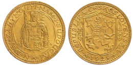 Dukat 1925. Hl. Wenzel. 3,49 G. 986/1000. Vorzüglich/Stempelglanz. Krause/Mishler 8. Schön 12. Friedberg 2. - Tchécoslovaquie