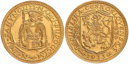Dukat 1933. Hl. Wenzel. 3,49 G. 986/1000. Vorzüglich/Stempelglanz. Krause/Mishler 8. Schön 12. Friedberg 2. - Tchécoslovaquie
