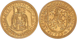 Dukat 1935. Hl. Wenzel. 3,49 G. 986/1000. Vorzüglich/Stempelglanz. Krause/Mishler 8. Schön 12. Friedberg 2. - Tchécoslovaquie