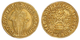 Delcampe - Goldgulden O.J., Hall. Stempel Von Benedikt Burkhard. Erzherzog Mit Geschultertem Kugelzepter V.v. Stehend/Blumenkreuz, - Oostenrijk