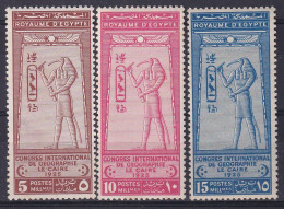 Egypte                                      94/96 **  Congrès International De Géographie 1925 - Nuovi