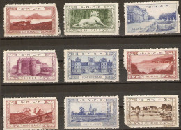 France - Erinnophilie - S.N.C.F. - Petit Lot De 17 Vignettes NSG Second/troisième Choix - Toerisme (Vignetten)