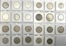 23 Silbermünzen Von 10 Bis 100 Kronen Aus 1928 Bis 1984. Vorzüglich Bis Prägefrisch - Tchécoslovaquie