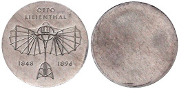 5 Mark Lilienthal Aluabschlag Der Vorderseite 1973. Auflage Nur 300 Ex. Stempelglanz. Jaeger 1546A. - Andere & Zonder Classificatie