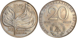 20 Mark 1979 A, Blattprobe. Prägefrisch. Jaeger 1573 P. - Andere & Zonder Classificatie