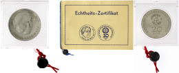 20 Mark Clara Zetkin Motivprobe 1982, Mit Eingeschlagener Nr. 18 Und Dazugehörigem Zertifikat Mit Gleicher Nummer. Zerti - Andere & Zonder Classificatie