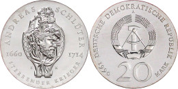 20 Mark 1990 A, Schlüter. Randschrift Läuft Links Herum. Stempelglanz. Jaeger 1634. - Andere & Zonder Classificatie