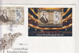 Zweden FDC Michel-nr.2908/2909= Blok 42+ Frankrijk 5462/5463 - FDC