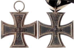 Delcampe - 2 X Eisernes Kreuz II. Klasse 1914. Einmal Mit Band. Sehr Schön - Autres & Non Classés