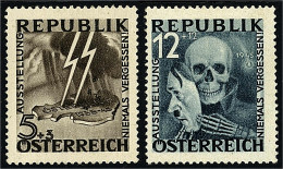 Blitz Und Maske 1946, Zwei Werte In Ungebrauchter Erhaltung Mit Falz. Mi. 1.200,-€ Michel VI - VII. - Altri & Non Classificati