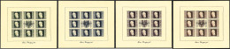 Karl Renner 1946, 4 Kpl. Kleinbögen Auf Blättern In Postfrischer Erhaltung. Mi. 2.400,-€ Michel 772 B - 775 B Klb.. - Altri & Non Classificati