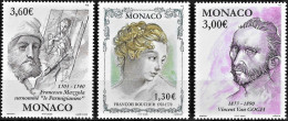 MONACO - ANNEE 2003 - ART - PEINTRES CELEBRES - N° 2402 A 2404 - NEUF** MNH - Andere & Zonder Classificatie