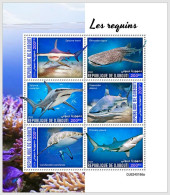 DJIBOUTI 2024 MNH Sharks Haie M/S - OFFICIAL ISSUE - DHQ2531 - Altri & Non Classificati