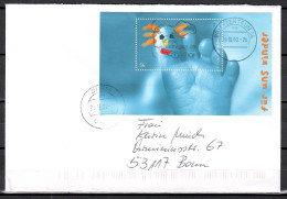 Bund, MiNr.: Block 60 (2280); Für Uns Kinder, Auf Portoger. Brief Von Queis Nach Bonn; E-325 - Covers & Documents