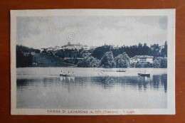 Cartolina CHIESA DI LAVARONE M. 1171 (Trentino) - Il Lago - 1936 - Trento