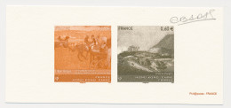 France 2012 - Epreuve / Proof Signed By Engraver Edgar Degas - Hong Kong China - Racecourse - Amateur Jockeys - Andere & Zonder Classificatie