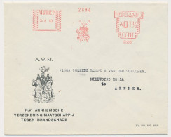 Meter Cover Netherlands 1940 Fire Brigade - Arnhem - Pompieri
