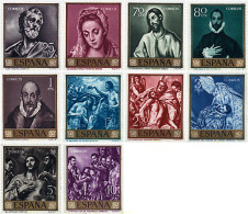 130848 MNH ESPAÑA 1961 DIA DEL SELLO. DOMENICO THEOTOCOPOULOS "EL GRECO" - Andere & Zonder Classificatie