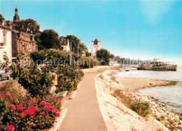 Eltville Rhein Rheinufer Promenade Bootsanleger Rheinfaehre - Eltville